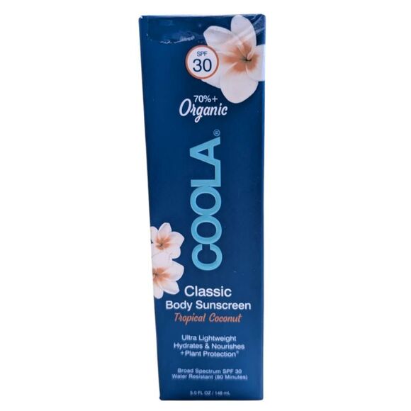 Coola Classic Body Sunscreen SPF 30 Tropical Coconut 5.0 fl oz  EXP 06/2026 - Picture 1 of 7
